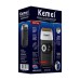 Kemei Model KM-2026/KM-2027 Electric Shaver Rechargeable Beard and Hair Trimmer with Two Floating Razor Heads 120 Minutes Usage Time Simple Cleaning and Maintenance Black or Green