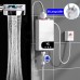 MROSAA 4500W Tankless Instant Electric Water Heater HD Touch Screen Shower System for Bathroom and Kitchen