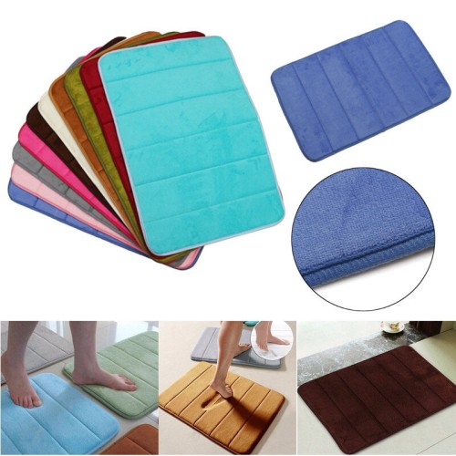 Memory Foam Rug Bathroom Bath Mat Bedroom Non-slip Mats Shower Carpet 40cm*60cm