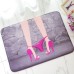 Modern Printing Club Style Women Bathroom Rug Polyester Carpet Toilet Cover Bath Mat