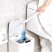 QUANGE Disposable Toilet Brush Set 99% Anti-bacteria Rate Toilet Cleaning System Kit With 10 Replacement Heads