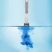 QUANGE Disposable Toilet Brush Set 99% Anti-bacteria Rate Toilet Cleaning System Kit With 10 Replacement Heads