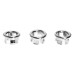 Sink Round Ring Overflow Spare Cover Tidy Chrome Trim Bathroom Ceramic Basin Overflow Ring