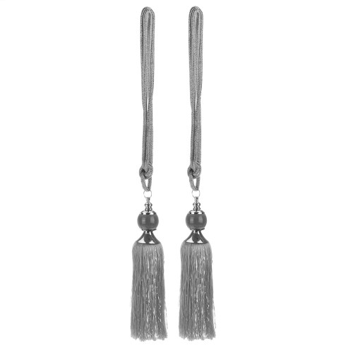 Tassel Curtain Tiebacks Fringe Curtain Tie Backs Room Decor Light Polyester Bead