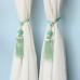 Tassel Curtain Tiebacks Fringe Curtain Tie Backs Room Decor Light Polyester Bead