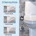 Toilet Bidet Attachment Ultra-Slim Toilet Seat Double Nozzle Spiral Adjustable Water Pressure Non-Electric Ass Sprayer With Hose