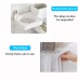 Toothpaste Holders Toothbrush Rack Wall-Mounted Space-Saving Toothbrush Toothpaste Squeezer Kit With Toothpaste Dispenser