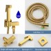 Wall Mounted Square T-Type Brass Handheld Bidet Spray Shower Head Bidet Sprayer Copper Toliet Spray Set