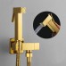 Wall Mounted Square T-Type Brass Handheld Bidet Spray Shower Head Bidet Sprayer Copper Toliet Spray Set