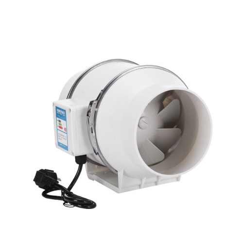 4 Inch 45W Silent Fan Extractor Duct Hydroponic Inline Exhaust Industrial Vent