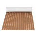 6mm 2400x900x6mm Marine Flooring Faux Teak EVA Foam Boat Decking Sheet