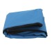 Blue 4 Bow 600D Bimini Top Boot Cover Marine Boat Shade Canopy Yacht Roof Tarpaulin Dust Cover With Zipper