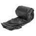 ELuto 11-13ft 14-16ft 17-19ft 20-22ft V-shape Boat Cover Waterproof UV-Protected Heavy Duty 210D Trailerable Canvas Black