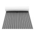 ELuto 2400x900x6mm Marine Flooring Faux Teak EVA Foam Boat Decking Sheet Gray