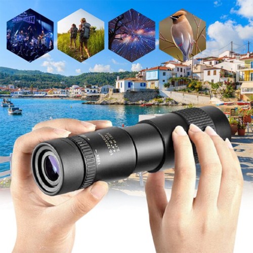 10-30x30 Portable Retractable Mini Monocular BAK4 Prism Dual Focus Lens Telescope For Bird Watching Hiking Camping Travel Monoculars