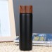 150ml Insulated Bottle Wood Grain Mini Cute Stainless Steel Thermos Cup Portable Pocket Vacuum Bottle Mini Coffee Mug with Tea Leak for Home Travel Outdoor