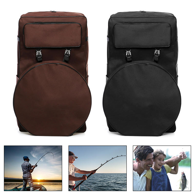 1680T Nylon Fishing Bag Outdoor Camping Storage Bag Multifunction Backpack