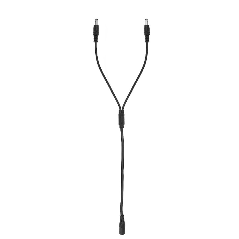 2 in 1 DC 5.5*2.1 Extension Y Type Branch Charging Wire for Solar Panel Two Connection