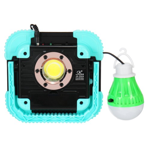 COB Solar Camping Light USB Rechargeable Waterproof Flood Light Work Lamp Floodlight for Outdoor Hiking Travel Fishing Emergency Car Repairing