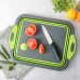 IPRee® 7L Kitchen Cutting Board Folding Multifunction Drain Basket Washing Fruit Vegetable Basket