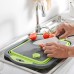 IPRee® 7L Kitchen Cutting Board Folding Multifunction Drain Basket Washing Fruit Vegetable Basket