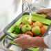 IPRee® 7L Kitchen Cutting Board Folding Multifunction Drain Basket Washing Fruit Vegetable Basket