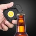 LED Keychain Light Type-c Rechargeable Portable Camping Lamp Powerful COB Torch With Magnet Hook Corkscrew Waterproof Work Light