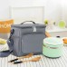 Large Portable Insulated Lunch Bag Men and Women Reusable Lunch Box for Office Work School Picnic Beach