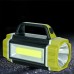 Multi Function Camping Lantern Big Flashlight Rechargeable LED Solar Hand Lamp Spotlight Waterproof Searchlight