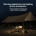 NexTool Multi-Functional Twinkle Ambient Light with 2M Strip Waterproof Outdoor Camping Atmosphere RGB Lamp Cycling Warning Lights