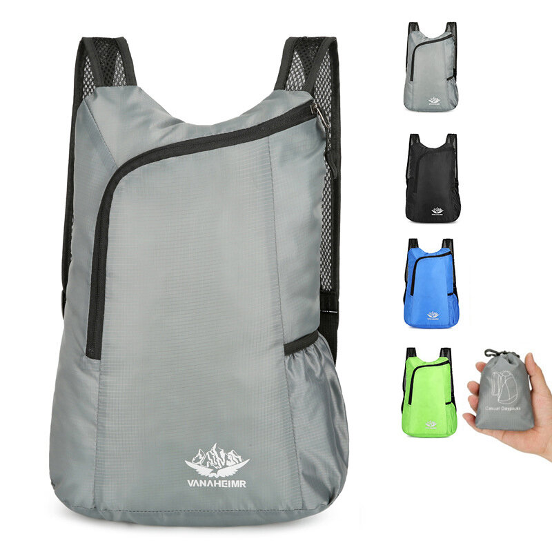 Outdoor Folding Bag Lightweight Waterproof Travel Bag Fitness Sports Backpack Large Capacity Backpack