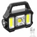 Outdoor Solar LED Camping Light Super Bright Flashlight Work Lights USB Rechargeable Handheld Lanterns Spotlight Searchlight