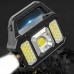 Outdoor Solar LED Camping Light Super Bright Flashlight Work Lights USB Rechargeable Handheld Lanterns Spotlight Searchlight