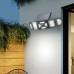 Outdoor Solar Lights Powerful 244Led Lamp Spotlight Sunlight Energy Waterproof For Exterior Garden Wall Decor