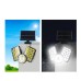 Outdoor Solar Waterproof Remote Control Split Wall Light Human Sensor Street Light Household Garden Light