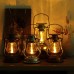Portable Outdoor Lantern Solar Hanging Lantern Rechargeable Retro Lamp Portable Tent Camping Night Light