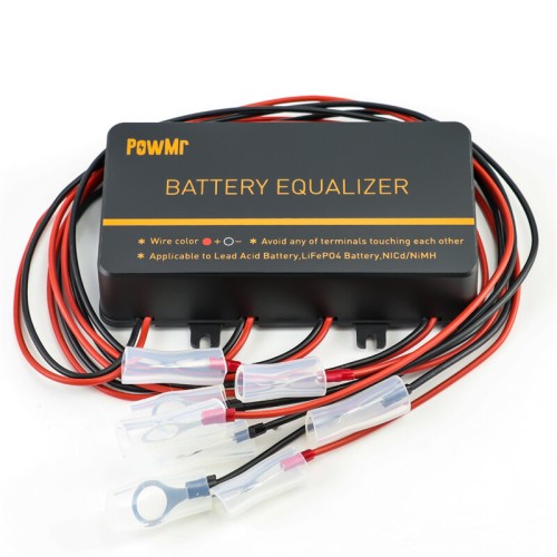 PowMr Battery Equalizer Voltage Balancer Auto Equalize Voltage of 48V Solar Power Bank of Lifepo4 Battery to Extend Battery Life