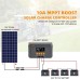 PowMr MPPT 10A Solar Charge Controller 24V 36V 48V 60V 72V Solar Panel Regulator Solar Charger for Lead-acid LiFePO4 Battery
