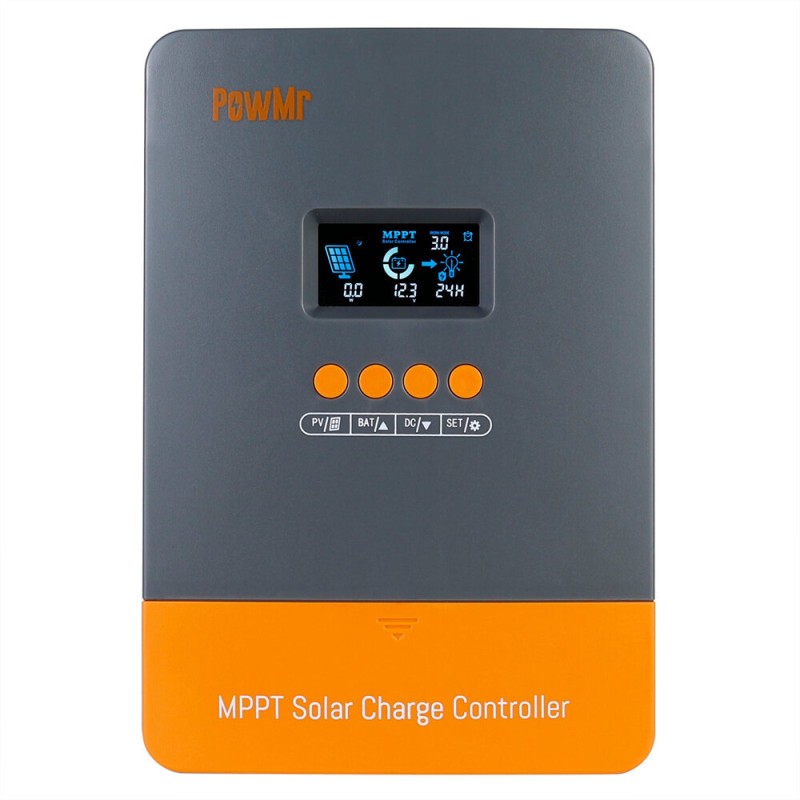 PowMr MPPT 12V/24V/48V Auto Solar Controller Charger 60A MPPT Solar Controller Solar Charge Controller