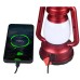 Retro Portable Lantern Outdoor Camping Dynamic Flame Light Battery Powered LED Table Lamp USB Charging Emergency Light