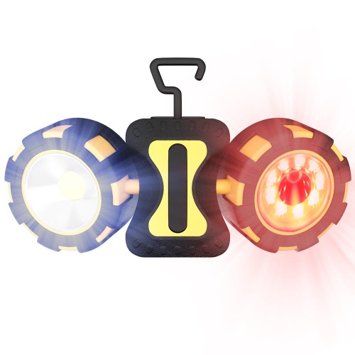 SL11 500 Lumens 10W COB LED Camping Light Double Head Magnetic Hook Up 4 Modes Emergency Flashlight Searchlight