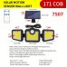 Solar Lights Outdoor Motion Sensor Flood Lights With Remote 3 Light Mode Led Solar Security Wall Lights