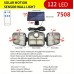 Solar Lights Outdoor Motion Sensor Flood Lights With Remote 3 Light Mode Led Solar Security Wall Lights