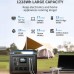 [UK Direct] VDL HS1500 1228WH/1500W Solar Power Station LiFePO4 Solar Generator Fully Charged 2 Hours Pure Sinewave AC Outlets Backup Battery Power Supply for Home Use Outdoor Camping RV UK Plug
