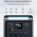 [UK Direct] VDL HS1500 1228WH/1500W Solar Power Station LiFePO4 Solar Generator Fully Charged 2 Hours Pure Sinewave AC Outlets Backup Battery Power Supply for Home Use Outdoor Camping RV UK Plug
