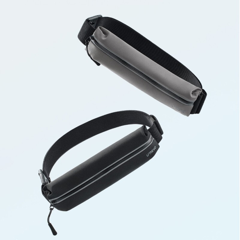 UREVO Running Sport Waist Bag 75-128cm Adjustable Reflective Waterproof Phone Holder Bag Wallet From