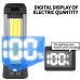 XHP50 LED Strong Light COB With Built-in Battery and Magnet Can Output Multifunctional Digital Display Work Light