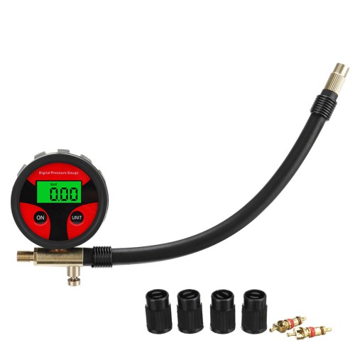 200 PSI Digital Tire Pressure Gauge LCD Backlight LED Digital Tire Pressure Gauge for Car Pressure Tester