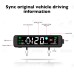 3.9" Mini Dashboard Hidden HUD Head-Up Display Car Head-Up Display LCD Speedometer for Tesla Model 3/Y Left-Hand Driver