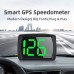 Car GPS HUD Digital Speedometer KMH MPH Big Fonts Green Light Car HUD Head Up Display for All Cars